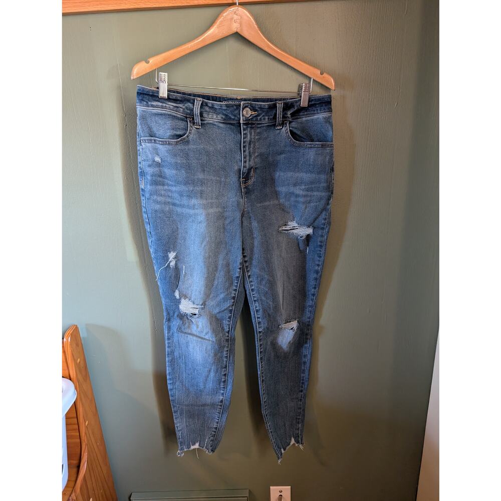 L Maurices Distressed Jeggings